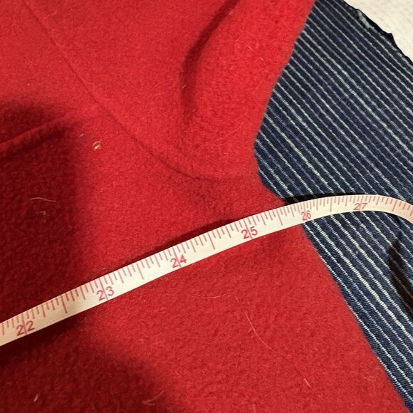 Kellysport Mens XL Fleece Jacket Red Full Zip Outdoor Warm Layer Casual Outerwea - Picture 4 of 6